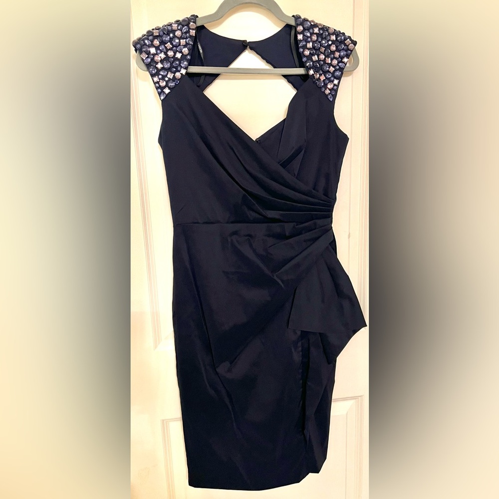 Blue Jewel Cocktail Dress